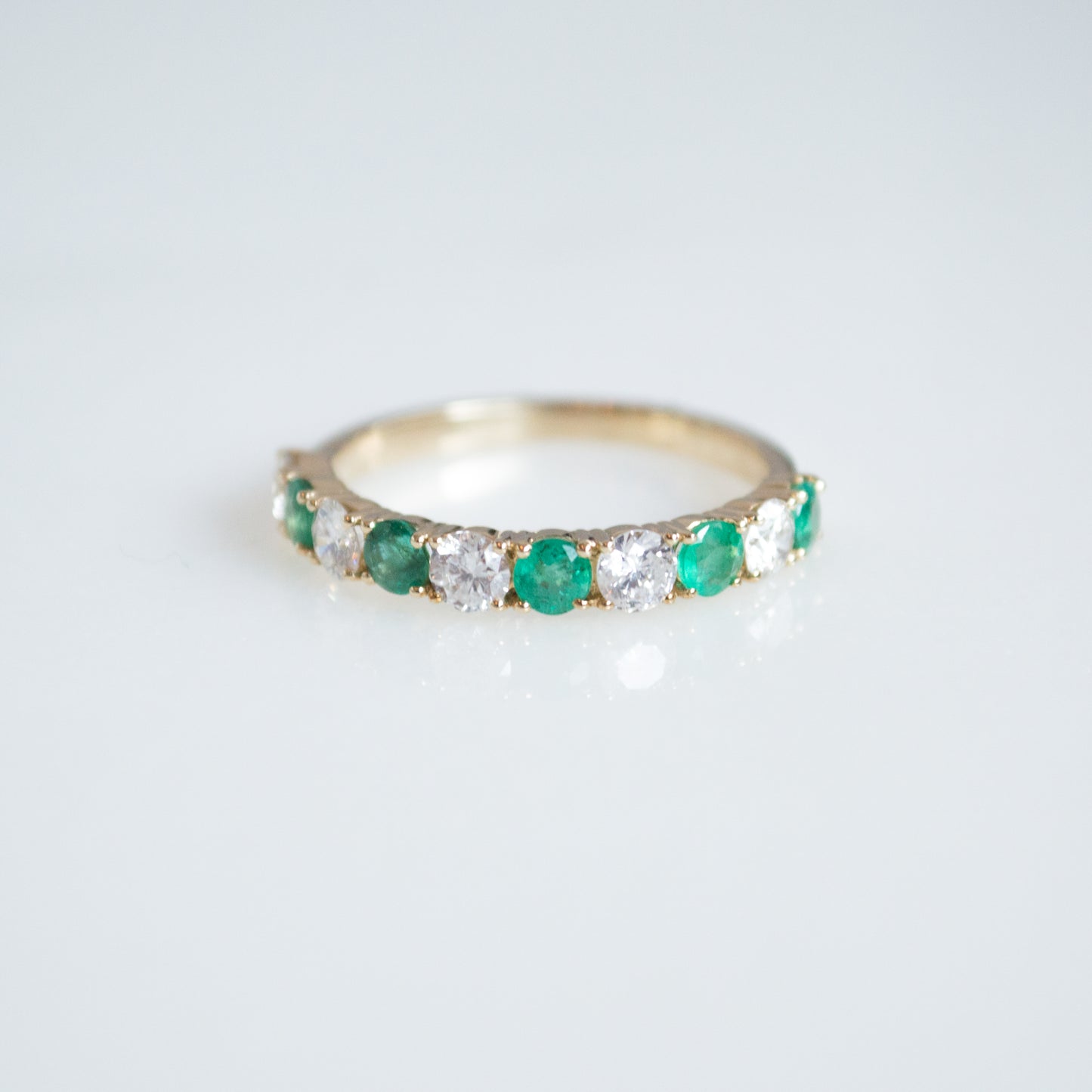 Media Churumbela Esmeraldas y Diamantes 3mm