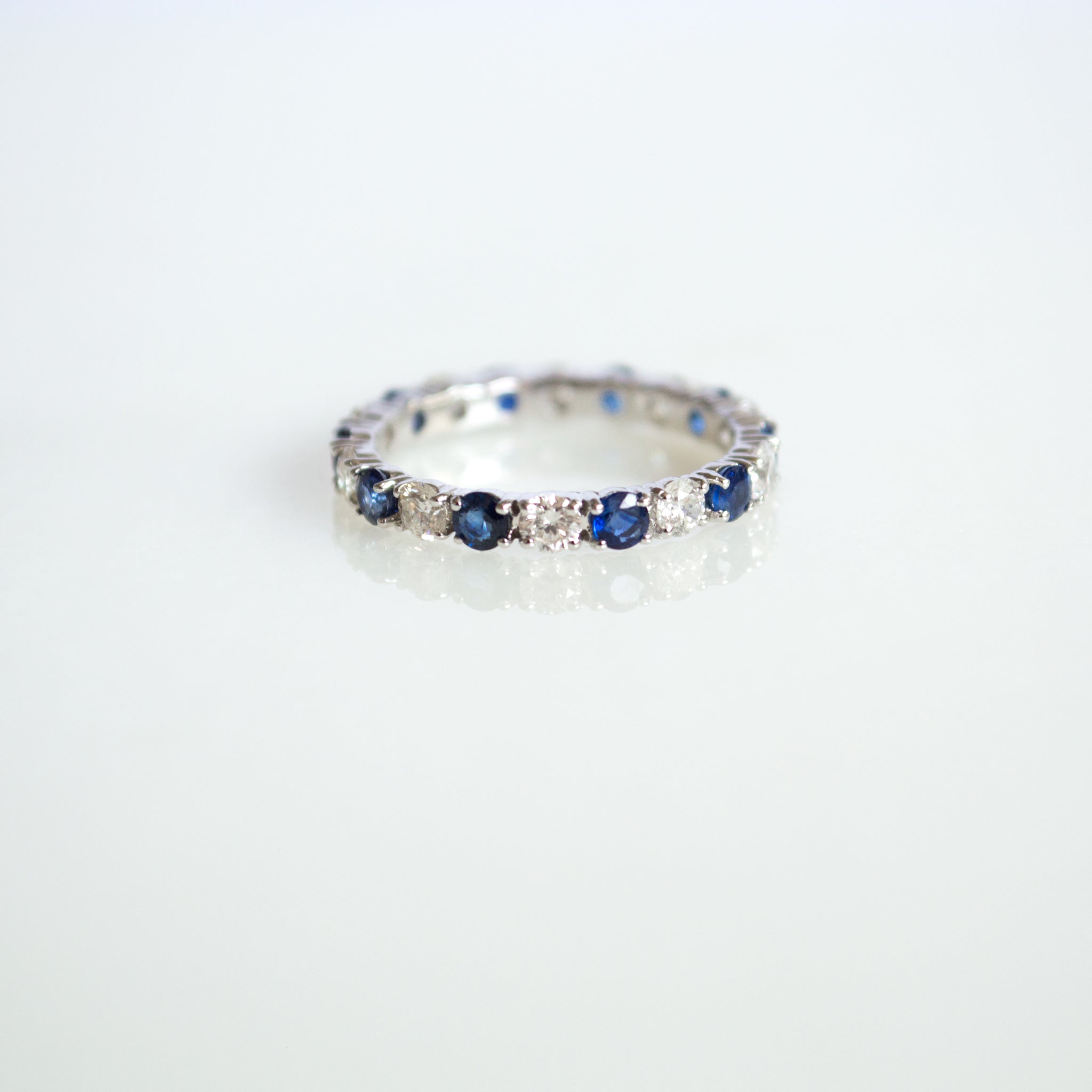 Churumbela de Zafiros y Diamantes PAR DE DOS. Joyeria