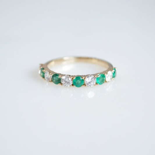 Media Churumbela Esmeraldas y Diamantes 3mm